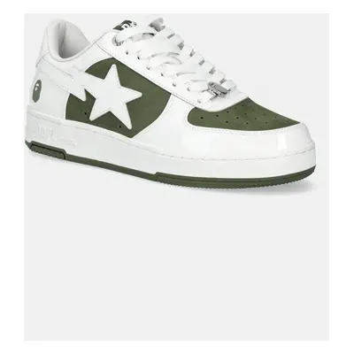 Kožené sneakers boty A Bathing Ape BAPE STA #6 M2 zelená barva, 1K80191306