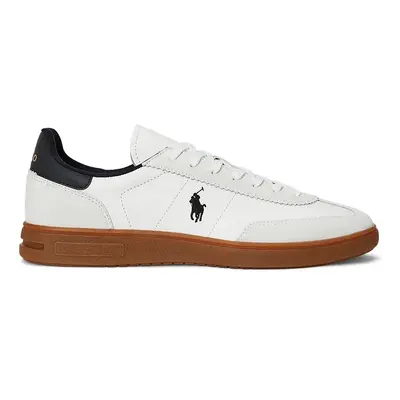 Kožené sneakers boty Polo Ralph Lauren Bedford Pp bílá barva, 809961181001