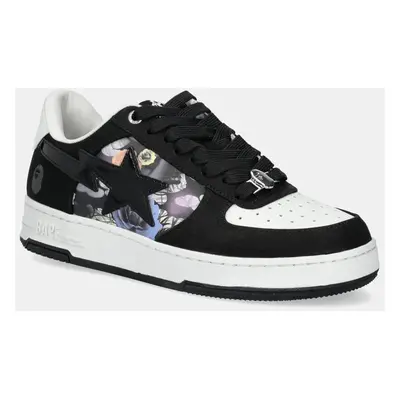 Kožené sneakers boty A Bathing Ape BAPE STA #2 M2 černá barva, 1K80191302