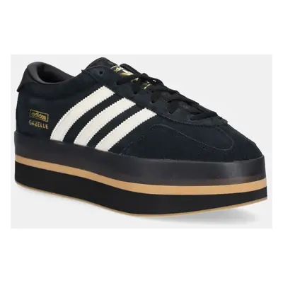 Sneakers boty adidas Originals Gazelle Stack černá barva, JS0239