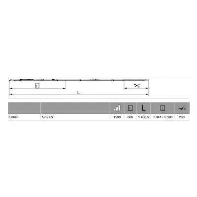 Štulpová převodovka MM 1590 FIXNÍ, FFH 1341-1590 GM600