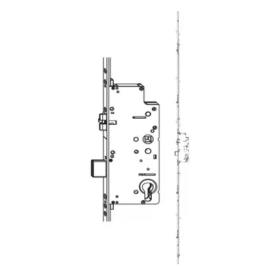 Z-TS zámek E92 PZ 4I-S DM55 VK8 F-2400X16, prodlužitelný PT