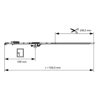 Převodovka 660 DX fixní, DM15, MM FFH 431-660 GM190