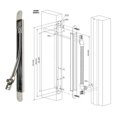 Assa Abloy Kabelová průchodka EA280/23