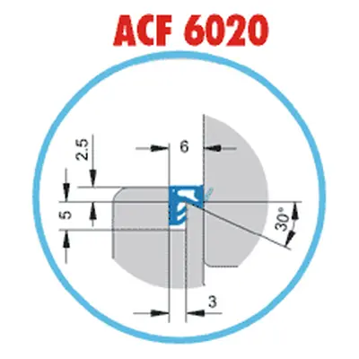 PROFIL 6020 ACF barva bílá