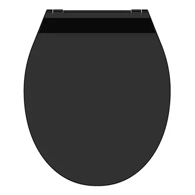 Eisl Sanitär WC prkénko Duroplast Soft Close Slim Black 82710