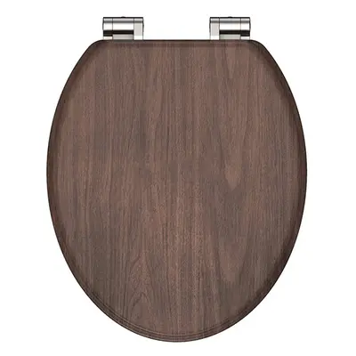 Eisl Sanitär WC prkénko MDF Soft Close Dark Wood 80193