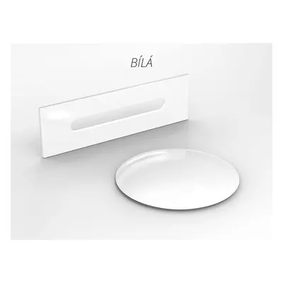 Besco Akrylátová volně stojící vana Vica Glam S 150x80 Barva: Bílá/stříbrná, Rozměry (cm): 150x8