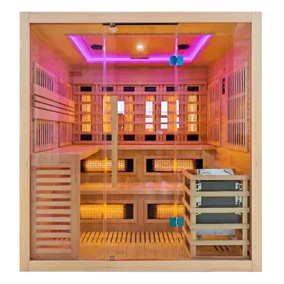 BPS-koupelny Kombinovaná sauna 2v1 HYD-4231 - Infrasauna + finská sauna 200x160, 5-6 osob