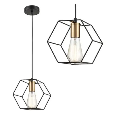 Toolight Závěsné svítidlo s APP1131-1CP Black/gold