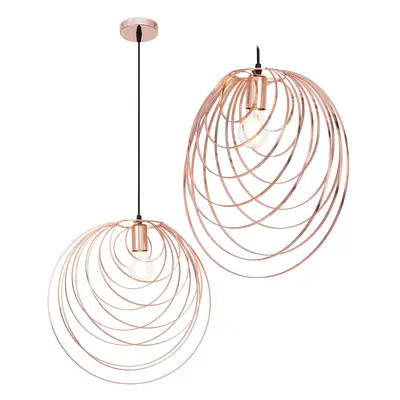 Toolight Geometrická stropní lampa ROSE GOLD APP427-1CP