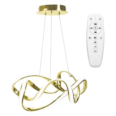 Toolight Moderní stropní svítidlo LED + Ovladač EVE APP821-CP Gold