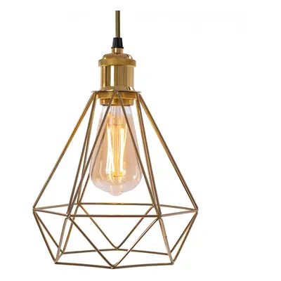 Toolight Závěsná lampa DIAMOND Light Gold 392197