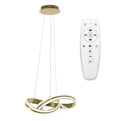 Toolight Moderní stropní svítidlo LED + PILOT APP818-CP Gold