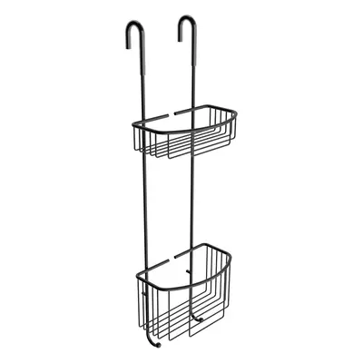 Nimco Závěsná police dvoupatrová černá - TRC 02-90