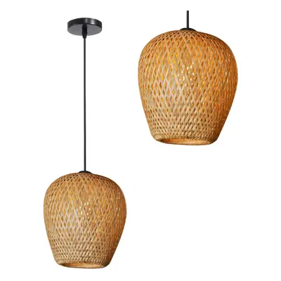 Toolight Stropní závěsné svítidlo Boho Natural APP885-1CP