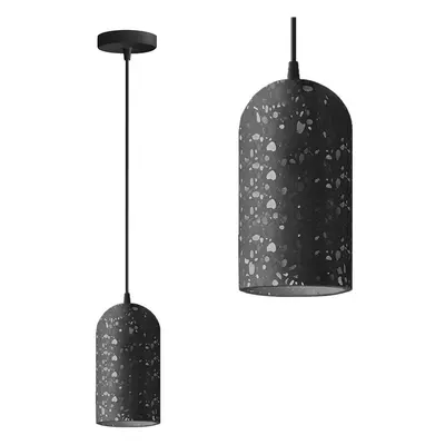 Toolight Betonová závěsná stropní lampa APP997-1CP B BLACK