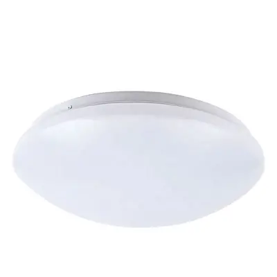 Toolight Plafondová lampa 26cm kulatá stropní 12W APP719-1C bílá