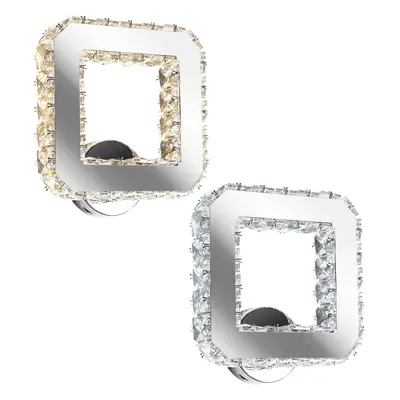 Toolight Nástěnná lampa Crystal Sconce LED Square APP415-W APP416-W