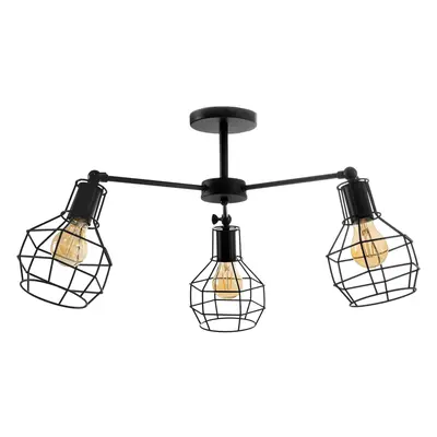 Toolight Závěsná stropní kovová lampa Loft APP734-3C