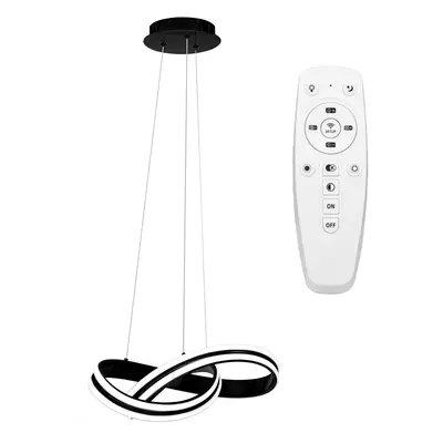 Toolight Moderní stropní svítidlo LED + PILOT APP817-CP Black