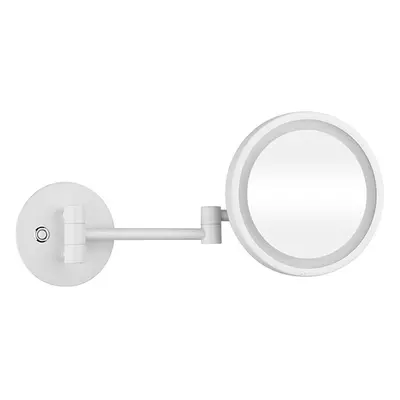 Bemeta Design WHITE: Kosmetické zrcátko s LED osvětlením, ø 200 mm - 112101144