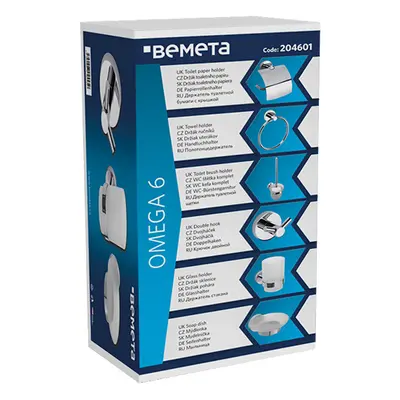 Bemeta Design SET OMEGA, 6 ks, lesk - 204601