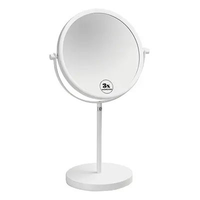 Bemeta Design WHITE: Kosmetické zrcátko oboustranné na postavení, ø 200 mm - 112201254