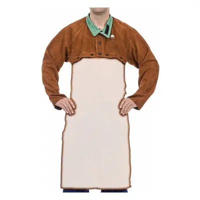 Svářečské rukávy WELDAS Lava Brown, vel.M-XL