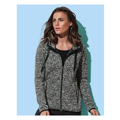 Dámská mikina Active Knit Fleece ST5950, Dark Grey Melange