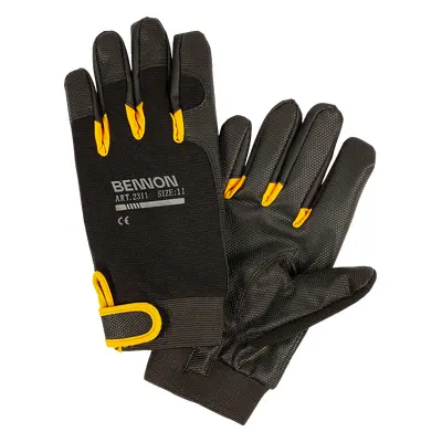 Zimní pracovní ochranné rukavice KALYTOS WTR GLOVES, černo-žluté