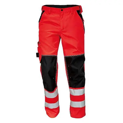 Reflexní kalhoty KNOXFIELD HI-VIS, červené