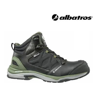 Bezpečnostní kotníková obuv ALBATROS Ultratrail Olive CTX Mid S3 ESD