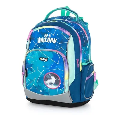 Oxybag školní batoh OXY GO Unicorn pattern