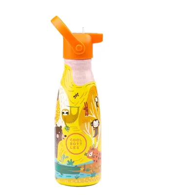 Dětská nerezová termolahev COOL BOTTLES Kids Jungle Park třívrstvá 260ml NEW