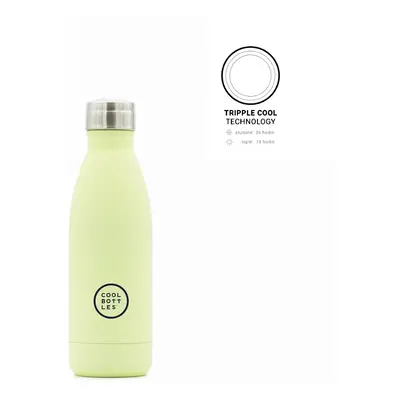 Nerezová termolahev COOL BOTTLES Pastel Green třívrstvá 350ml