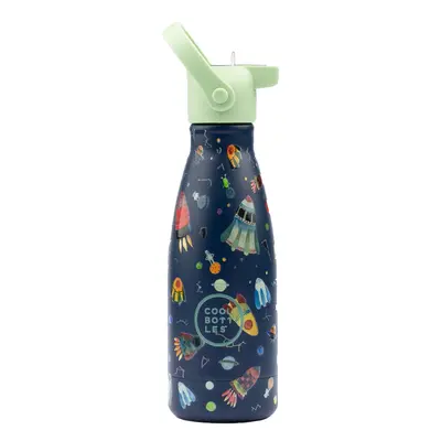 Dětská nerezová termolahev COOL BOTTLES Kids Space Rockets třívrstvá 260ml NEW