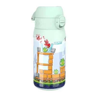 Nerezová láhev na pití ion8 Leak Proof Angry Birds Game level 350 ml