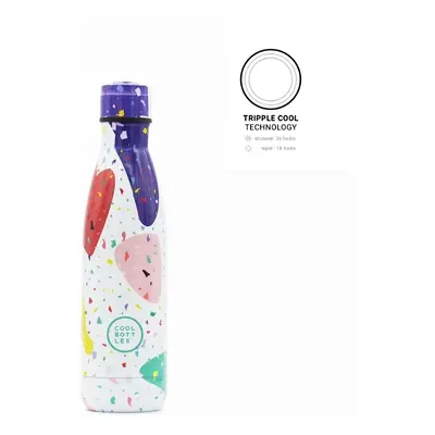 Nerezová termolahev COOL BOTTLES Party Shapes třívrstvá 500ml