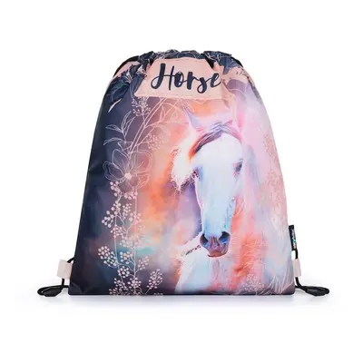 Oxybag Sáček na cvičky Kůň romantic růžový