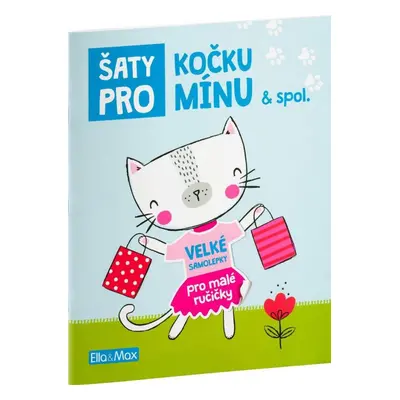 Šaty pro KOČKU MÍNU – Kniha samolepek