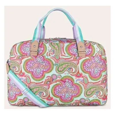 Cestovní taška Oilily Weekender Aqua, kolekce Summer paisley