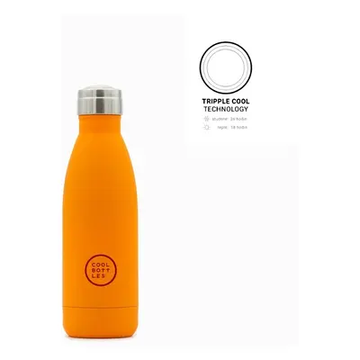 Nerezová termolahev COOL BOTTLES Vivid Orange třívrstvá 350ml