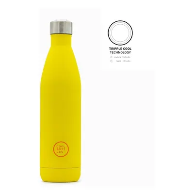 Nerezová termolahev COOL BOTTLES Vivid Yellow třívrstvá 750ml