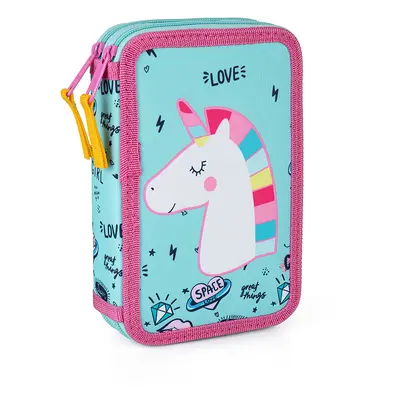 Penál 2 patra Oxybag Unicorn iconic