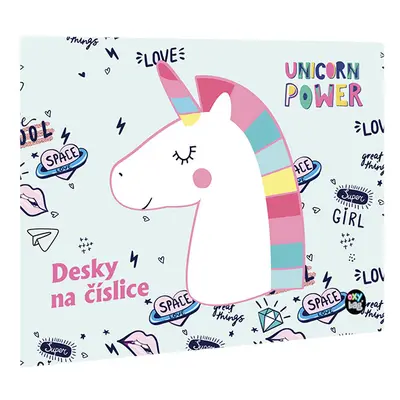 Desky na číslice Unicorn iconic