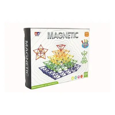 Magnetická stavebnice 250 ks plast/kov Magnetic