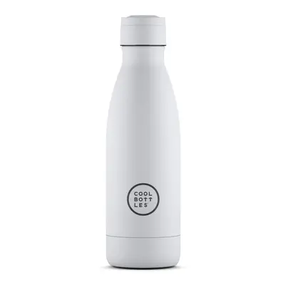 Nerezová termolahev COOL BOTTLES Mono White třívrstvá 350 ml