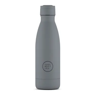 Nerezová termolahev COOL BOTTLES Pastel Grey třívrstvá 350 ml