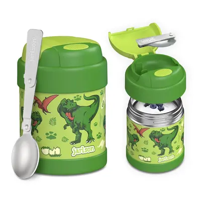 Termo nádoba na potraviny z nerezové oceli JARLSON YUMMY Dinosaurus 300ml